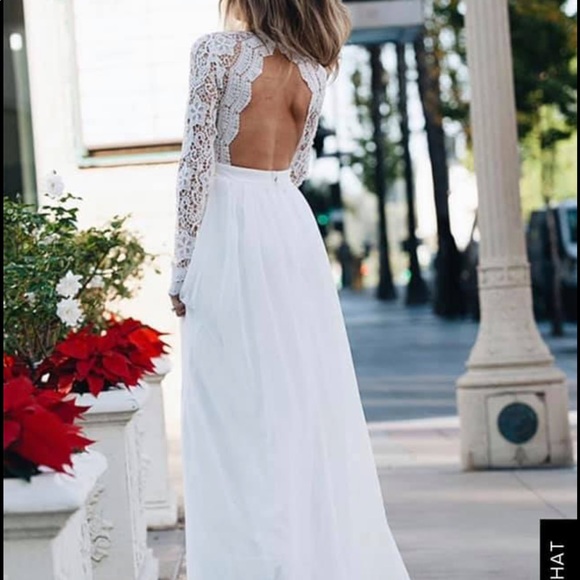 White dress - Picture 6 of 8